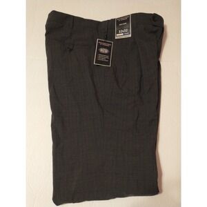 Men's Roundtree & Yorke Classic Fit Wool Blend Grey Pants 32x31 pleated